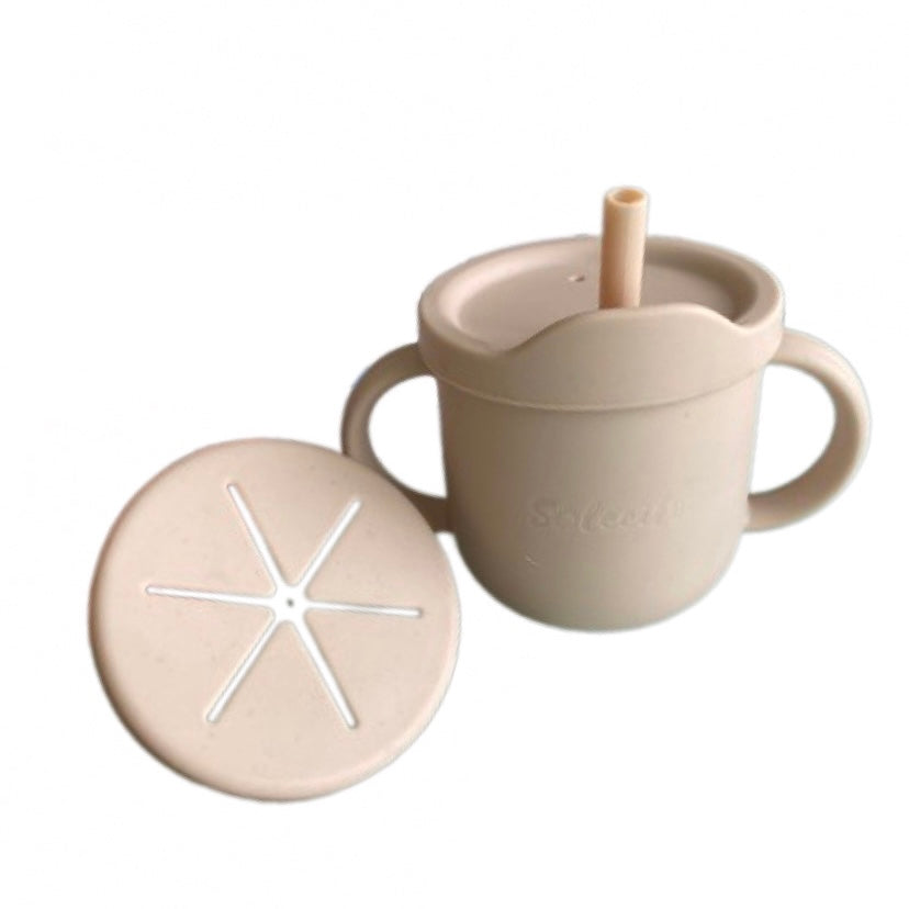 TAZA DE SILICON 4 EN 1 / CREAM NUDE