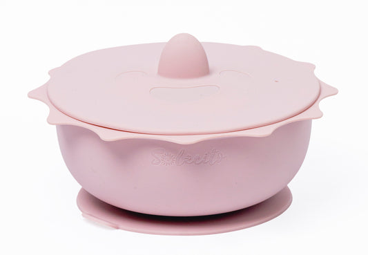 TAZON SOLECITO DE SUCCION CON TAPA / ROSA PALO